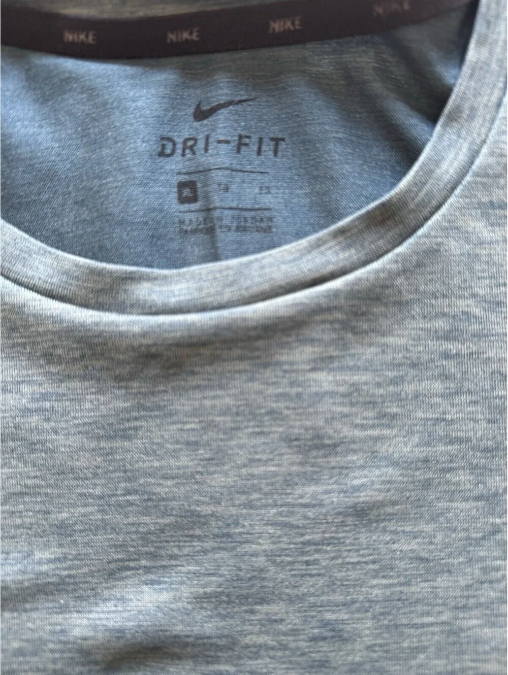 Nike Dri-FIT XL Men’s Athletic Training Tee Shirt Blue Green Heather